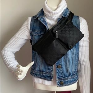 Gucci monogram belt bag